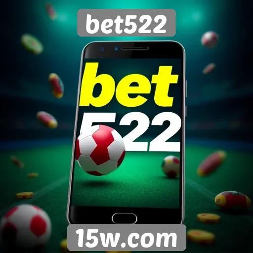 Experiência de jogo móvel no site Bet522